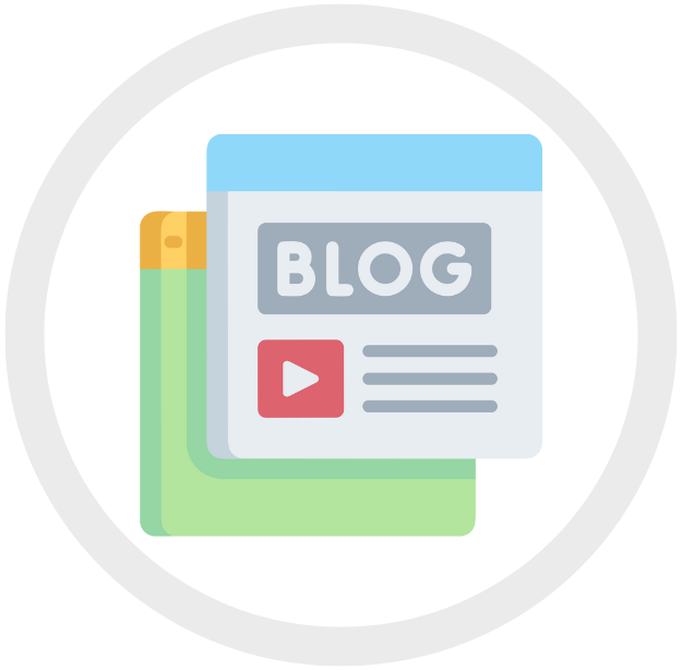 Blog y videoblog icono