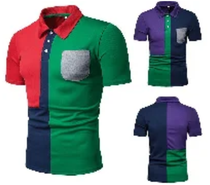 CAMISETA TIPO POLO COMBINADAS DAMA Y CABALLERO (2)