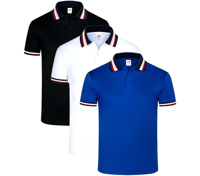Camiseta Tipo Polo Combinadas Dama y Caballero (1)