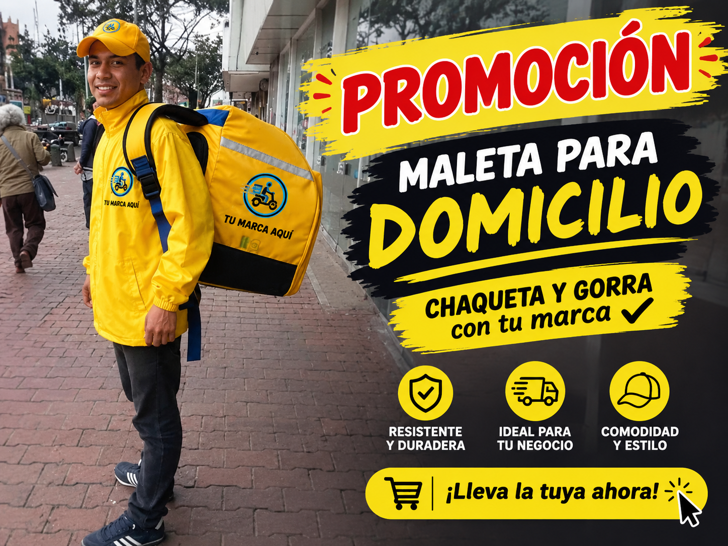 COMBO MALETA PARA DOMICILIOS
